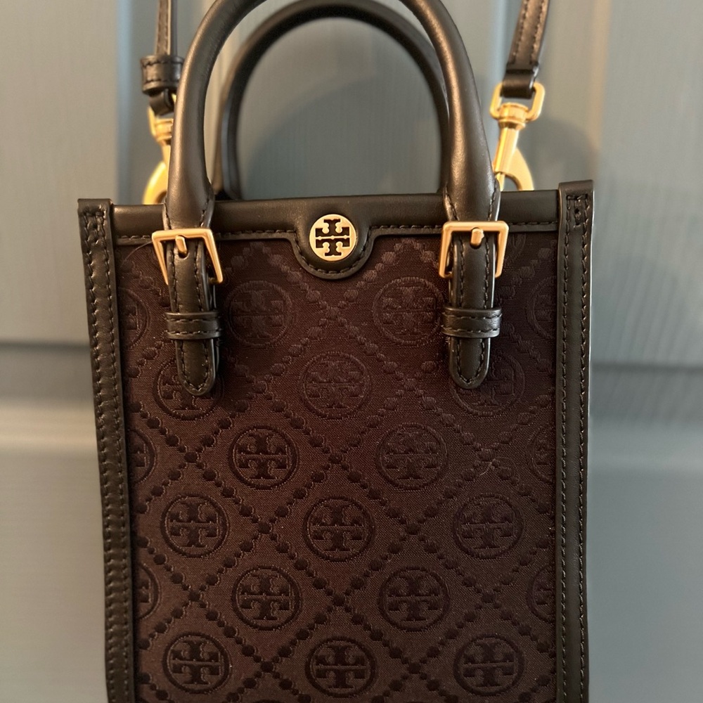 Tory Burch Mini T Monogram Tote